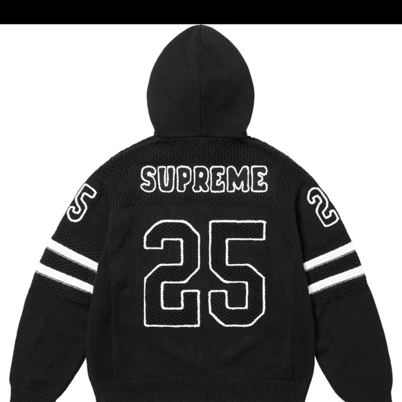 Supreme Sport Zip Up Hooded Sweater 'Black'